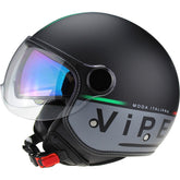 ViPER RS-V19 Open Face Motorcycle Helmet - Forza Black Matt